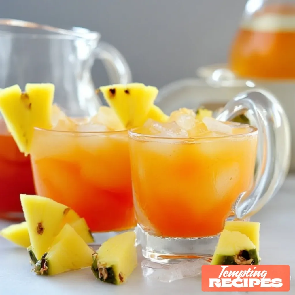 Tempting Rum Ginger punch