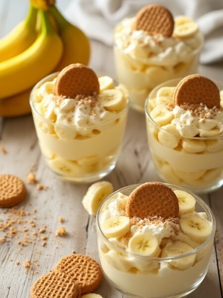 Banana pudding parfaits