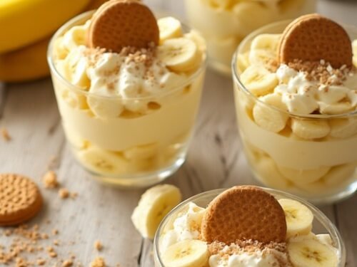 Banana pudding parfaits