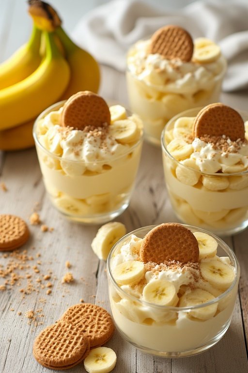 Banana pudding parfaits