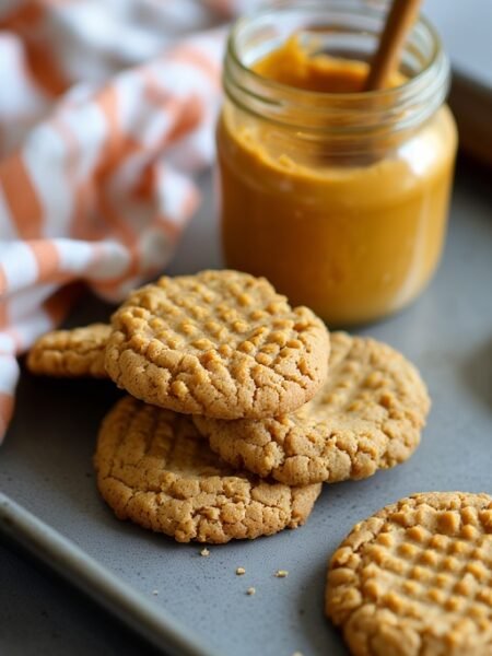 Easy Simple Peanut Butter Cookies