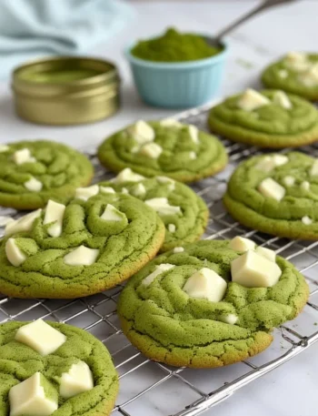 Matcha Cookie Recipe with White Chocolate