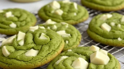 Matcha Cookie Recipe with White Chocolate