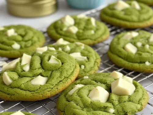 Matcha Cookie Recipe with White Chocolate