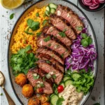 Spiced Harissa Chicken & Steak Bowl