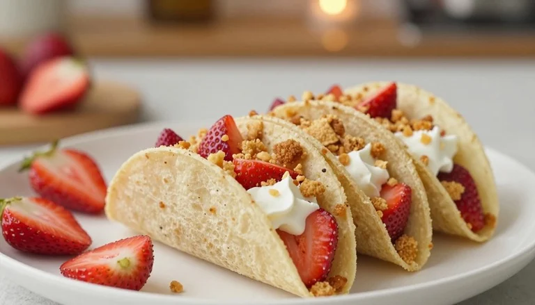 my Strawberry Crunch Tacos