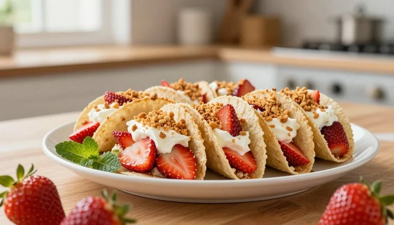 my Strawberry Crunch Tacos